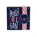Washington Capitals Block, Holiday, 6x6