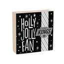 Los Angeles Kings Block, Holiday, 6x6