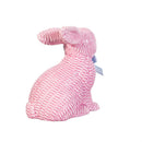 Hop Into Spring Table Decor Ceramic Basketweave Bunny, 5"H, Asst of 2
