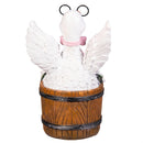 Hillside Pasture Table Decor, Resin Farm Animal in Bucket, 6"H, Asst of 3