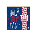 New York Giants Block, Holiday, 6x6