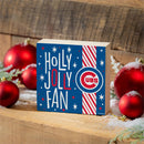 Chicago Cubs Plock, Holiday, 6x6