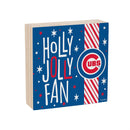 Chicago Cubs Plock, Holiday, 6x6