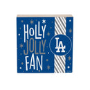 Los Angeles Dodgers Block, Holiday, 6x6