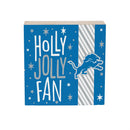 Detroit Lions Block, Holiday, 6x6