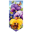 Pansies & Butterflies Suede Everlasting Impression