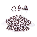 Giddy the Goose Outfit, Cow Print Gown