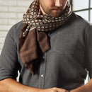 Napa Home Garden, THREADS 72x28" SCARF KIMONO BROWN,th205br