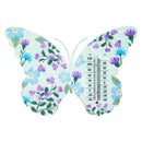 Cottage Garden Outdoor Wall Thermometer, Metal Butterflies, 15", 3 Asst