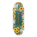 Hillside Pasture Outdoor Thermometer, Flowers, 16", 3 Asst