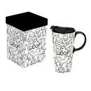 Pet Ceramic Perfect Cup, Woof Dog, 17oz, Gift Box