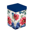 Red White & Bloom Travel Cup Ceramic Perfect Cup, Floral Blooms, 17oz, Gift Box