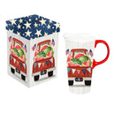 American Classic Ceramic Perfect Cup, Red Truck, 17oz, Gift Box