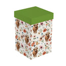 Petal & Plow Ceramic Perfect Cup, Farm Highland Cow, 17oz, Gift Box