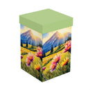 Ceramic Perfect Cup, Mountains and Flowers, 17oz, Gift Box