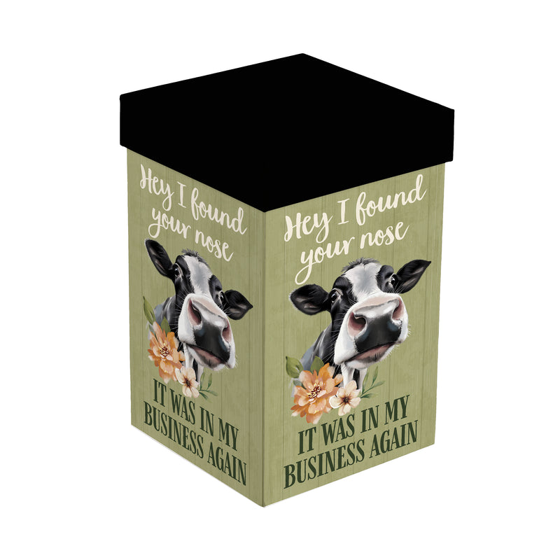 Petal & Plow Ceramic Perfect Cup, Farm Cow Funny, 17oz, Gift Box