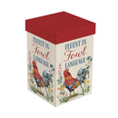 Petal & Plow Ceramic Perfect Cup, Farm Rooster Funny, 17oz, Gift Box