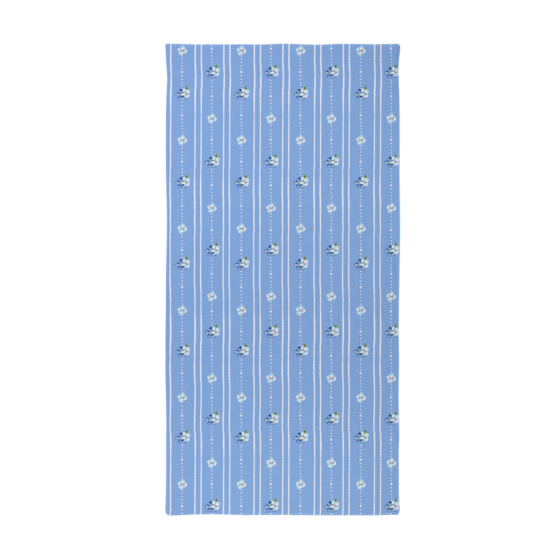 VivaStyle Towel, Quick Dry Waffle Weave w/ Matching Carrying Case, Hydrangea, 60"L x 30"W