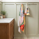Hillside Pasture Towel Quick Dry Waffle Weave with Matching Carrying Case, 60"x30"