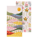 Hillside Pasture Towel Quick Dry Waffle Weave with Matching Carrying Case, 60"x30"