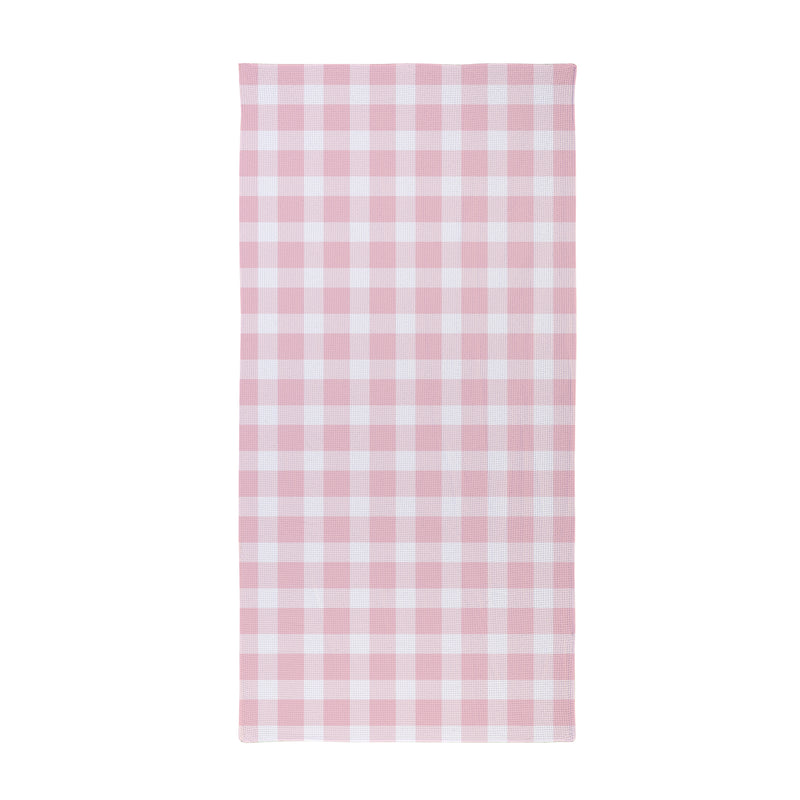 Bunny Bloom Towel, Quick Dry Waffle Weave w/ Matching Carrying Case, Floral Ditsy, 60"L x 30"W