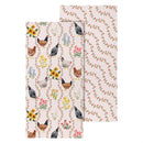 Hillside Pasture Towel Quick Dry Waffle Weave with Matching Carrying Case, 60"x30"