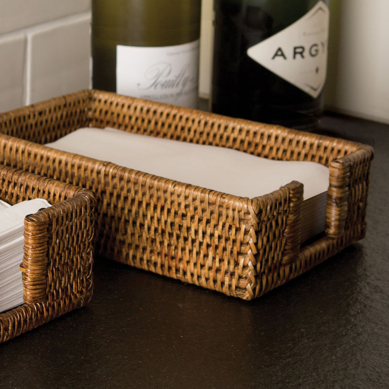 NAPA Home & Garden, BURMA RATTAN RECTANGULAR GUEST NAPKIN HOLDER,TN222