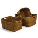 NAPA Home & Garden, BURMA RATTAN FAMILY BASKETS WITH HANDLES