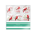 Memorial Magnet, Cardinal Sentiment, Boxed Set of 6