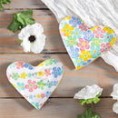 Trinket Dish, Heart Shaped Floral, Asst of 2