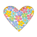 Trinket Dish, Heart Shaped Floral, Asst of 2