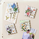Hillside Pasture Magnet, Wood & Epoxy Floral Sentiment, Asst of 4, Display