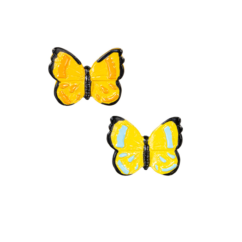 Pollinator Garden Pocket Token Resin Butterfly