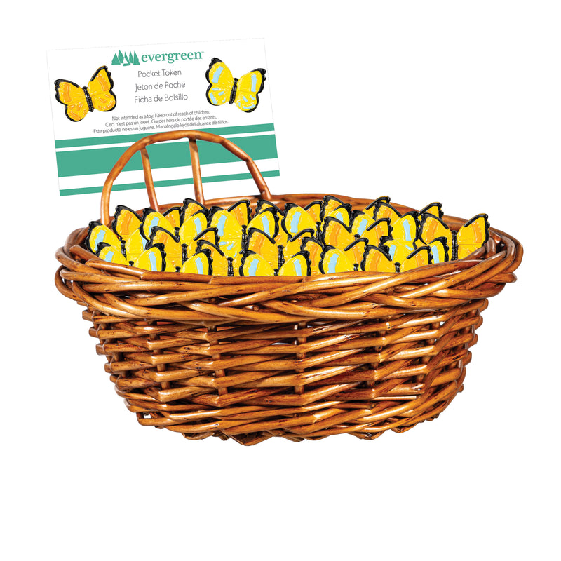 Pollinator Garden Pocket Token Resin Butterfly