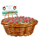 Heartfelt Cheer Token, Glass Wreath, Basket Display