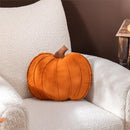Harvest Blossom Throw Pillow Shaped Pumpkin, 16"L x 14"H