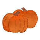 Harvest Blossom Throw Pillow Shaped Pumpkin, 16"L x 14"H