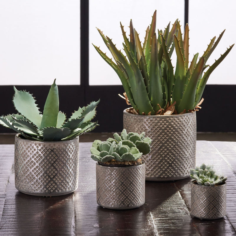 NAPA Home & Garden, GILDED ALICANTE POTS, SET OF 4,TS131