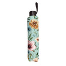 Petal & Plow Umbrella Manual Compact with Sleeve, Florals, 38" Canopy x 22.5"H
