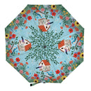 Cottage Garden Umbrella Manual Compact with Sleeve, Bird House, 38" Canopy x 22.5"H