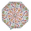 Cottage Garden Umbrella Manual Compact with Sleeve, Floral, 38" Canopy x 22.5"H