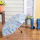 Hop Into Spring Umbrella Manual Compact with Sleeve, 38" Canopy x 22.5"H