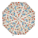 Hillside Pasture Umbrella Manual Compact with Sleeve, Cowboy Boots, 38" Canopy x 22.5"H