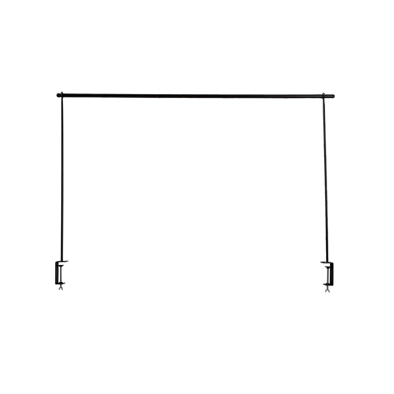 Over The Table Adjustable Decorating Rod, Black