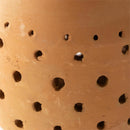 Cut-Out Dots Clay Lantern