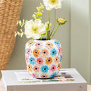 What She Shed Vase Metal Floral, 5"H