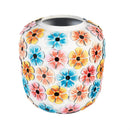 What She Shed Vase Metal Floral, 5"H