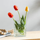 VivaStyle Vase, Glass Sunflower Sunburst Texture, 6.5''H