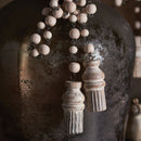 NAPA Home & Garden, WOOD BEAD TASSEL GARLAND 72",VH200