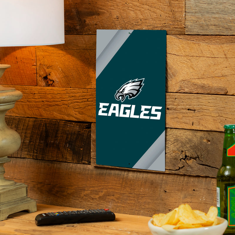 Philadelphia Eagles Logo Sign USA Metal Wall Sign, 7.5" x 11.5"